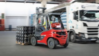 Le chariot gaz H35 Linde
