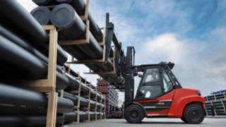 Les chariots diesel H50 – H80 Linde