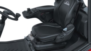 Les chariots Linde H20 - H25 offrent un confort d’assise parfait.