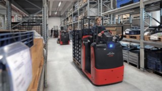 Préparateur de commandes avec Linde BlueSpot intégré