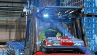 Chariot gaz H50 Linde avec Linde Blue Spot.