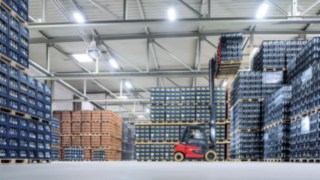 Le chariot électrique X35 Linde dans l’industrie des boissons
