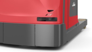 Le scanner laser arrière de l’Object Warning System Linde. Le scanner laser arrière de l’Object Warning System Linde.