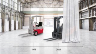 Sviluppo del carrello elevatore elettrico di Linde Material Handling