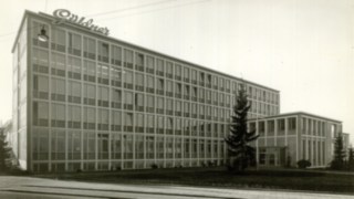 Arial view of the factory site in Aschaffenburg