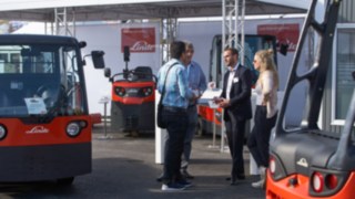 Messestand von Linde auf der Inter Airport 2017 Messestand von Linde auf der Inter Airport 2017