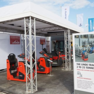 Messestand von Linde Material Handling auf der Inter Airport 2017 Messestand von Linde Material Handling auf der Inter Airport 2017