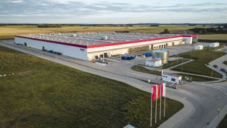 Das für Linde MH produzierende Werk in Kołbaskowo, Polen