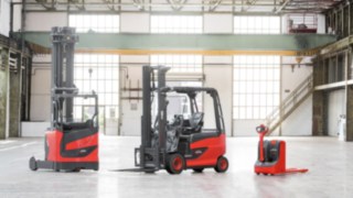 Linde Material Handling mit Vertriebspartnern auf der Messe LogiMAT 2017 vom 14. bis 16. März in Stuttgart