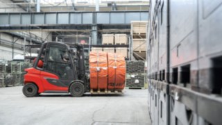 Le chariot gaz H35 Linde