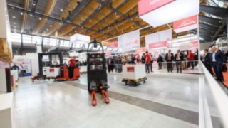 Life-Case von Linde Material Handling auf der LogiMAT 2019. Life-Case von Linde Material Handling auf der LogiMAT 2019.